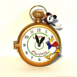 VTG 2002 Hallmark Disney Goofy Clockworks Pocket Watch Ornament w Original Box